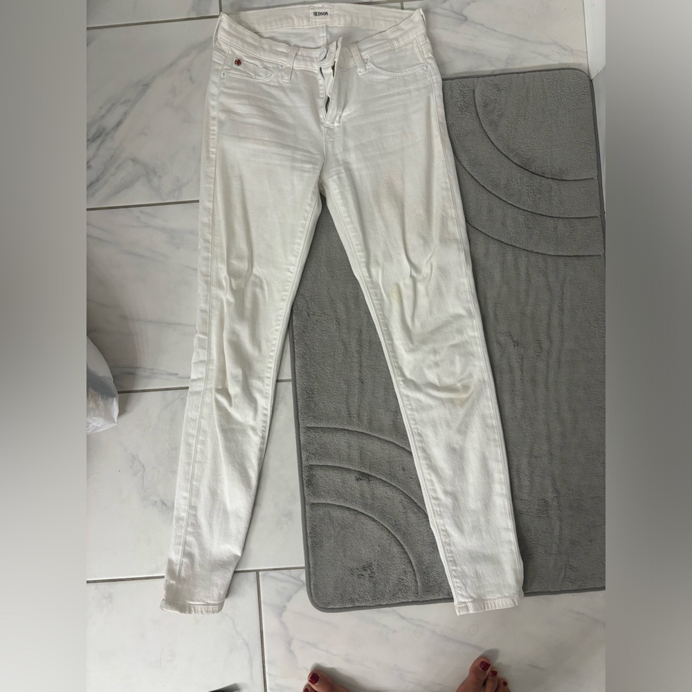 White Hudson jeans